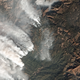 The Camp Fire seen from orbit on Nov. 17 2018.